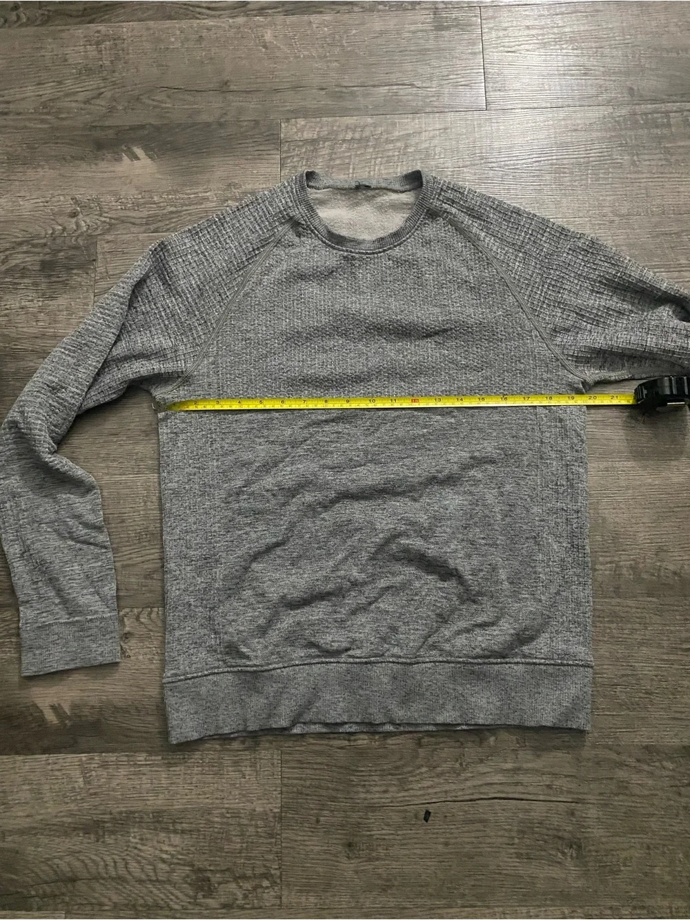lululemon athletica Men's Heather Grey Crewneck Sweater